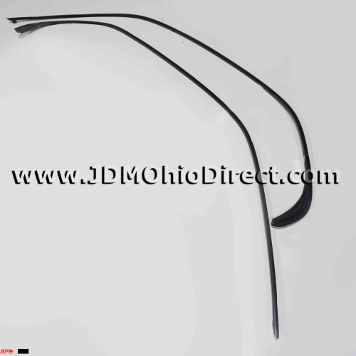 JDM EK4 Civic Si Ferio Black Drip Rails